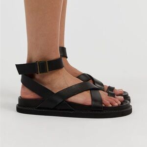 THE BALI TAILOR LENI BLACK SANDAL